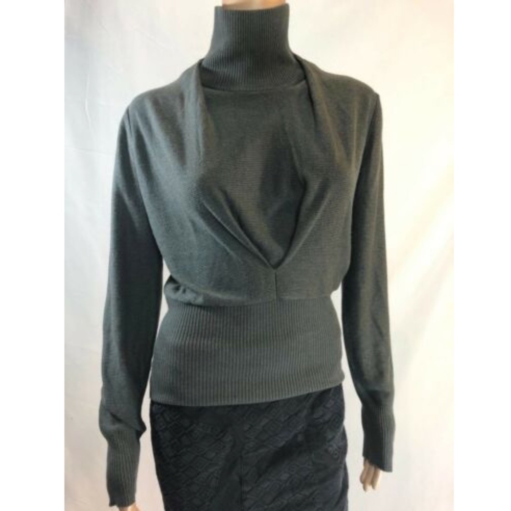Emporio Armani Womens Sweater Grey Pullover Sz 42 - Picture 5 of 7